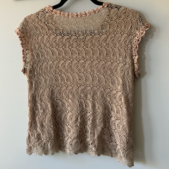 Short Sleeve Lace Top - Picture 9 of 13